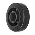 Durastar Wheel; 4X1.5 Rubber|Steel (Black); 1-13/16 Plain Bore 415RS84B